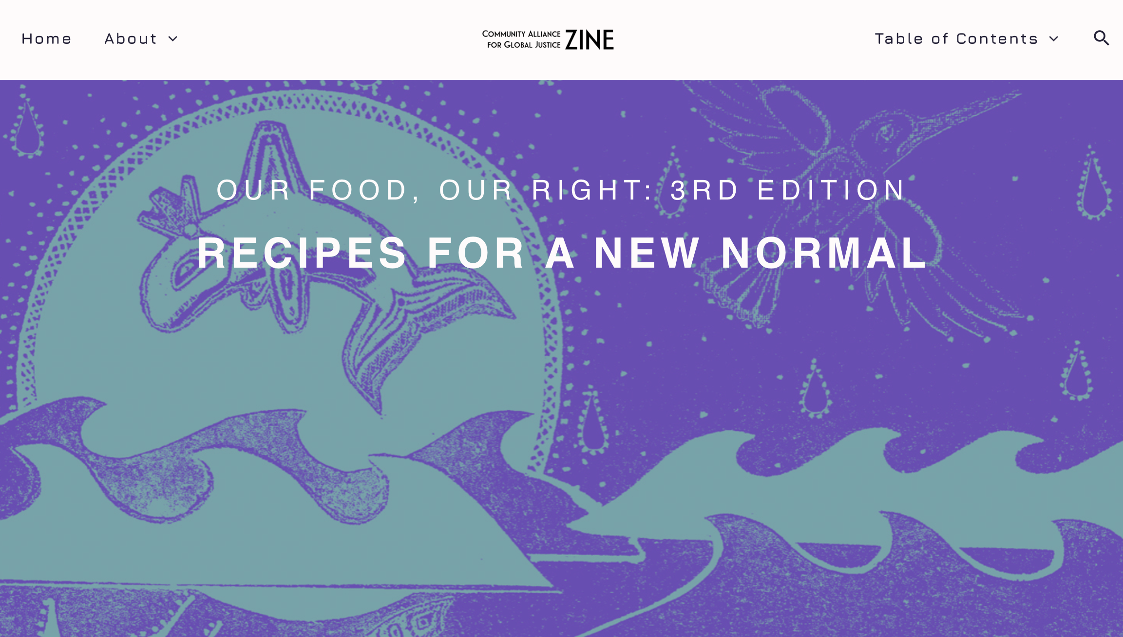 Screen shot of Our Food, Our Right: 3rd Edition: Recipes for a New Normal
